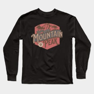 Mountain peak adventure vintage Long Sleeve T-Shirt